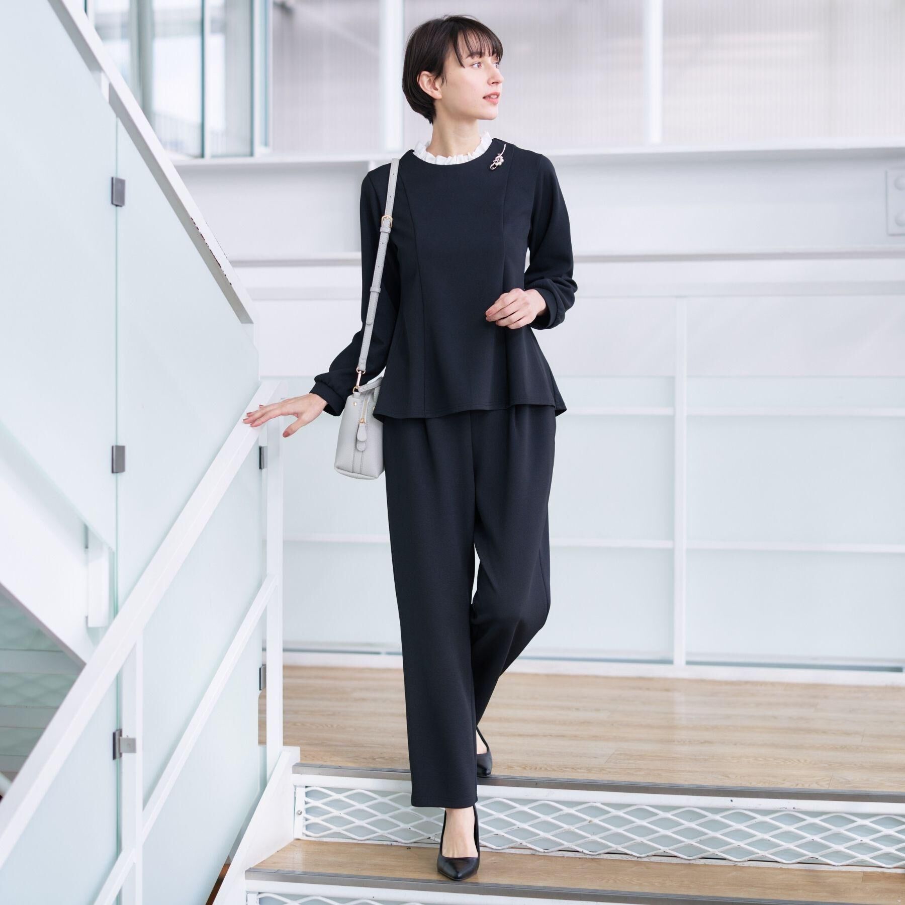 Dessin「【入卒/セレモニー/セットアップ可能】カットジョーゼット2WAYトップス」|シャツ・ブラウス|