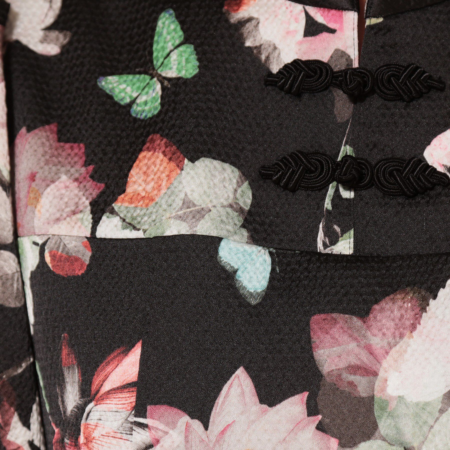 SunaUna「【COLLECTION LINE】チャイナ花柄ワンピース」|ワンピース|