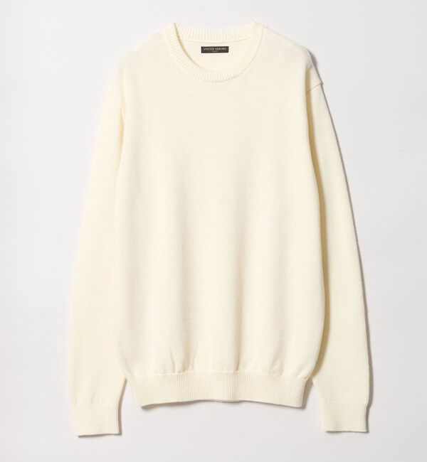 UNITED ARROWS「YAMAGATA ミドルゲージ クルーネック ニット」|ニット・セーター|