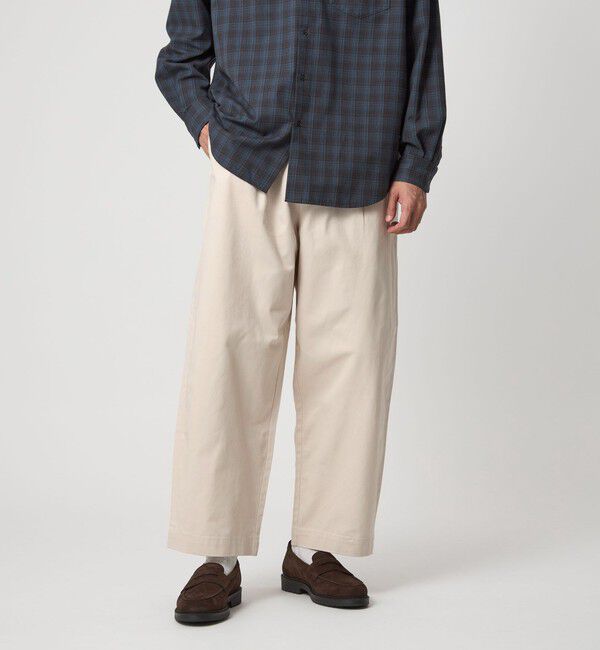 UNITED ARROWS green label relaxing「【WEB限定】＜3/2 WORKS＞GLR ワイドチノ チノパンツ」|チノ|
