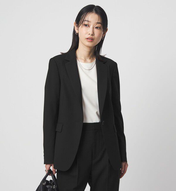UNITED ARROWS green label relaxing「［size SHORTあり］カチリラ シングル テーラード ジャケット ブラック 」|テーラードジャケット|