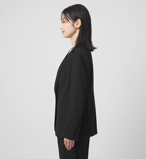 UNITED ARROWS green label relaxing「［size SHORTあり］カチリラ シングル テーラード ジャケット ブラック 」|テーラードジャケット|