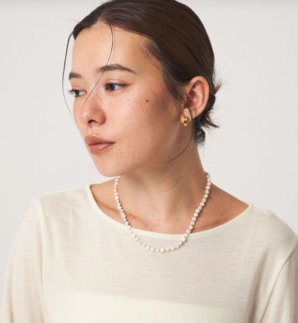 UNITED ARROWS green label relaxing「サークル シェル ネックレス」|ネックレス|GOLD