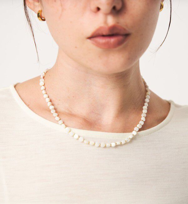 UNITED ARROWS green label relaxing「サークル シェル ネックレス」|ネックレス|