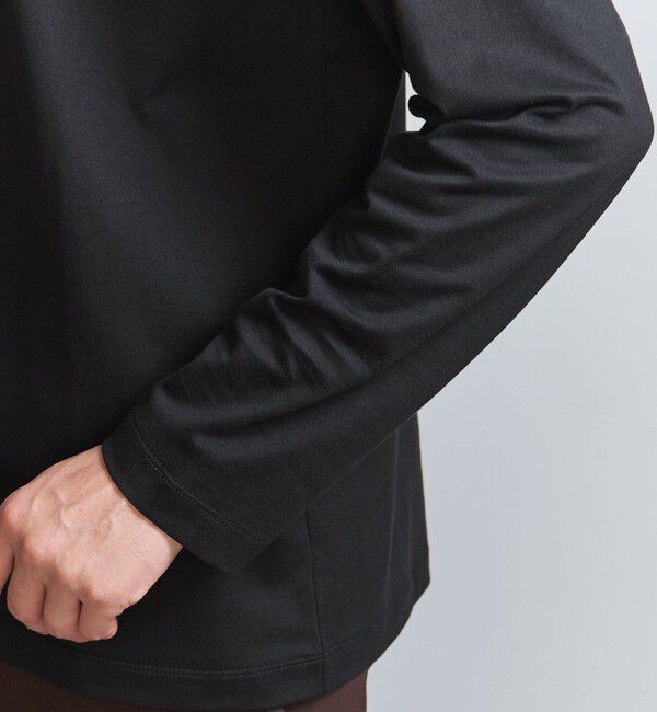 BEAUTY&YOUTH UNITED ARROWS「【WEB限定 WARDROBE SMART】 クリア ガスコットン タートルネック カットソー【抗菌・防臭】」|Tシャツ・カットソー|