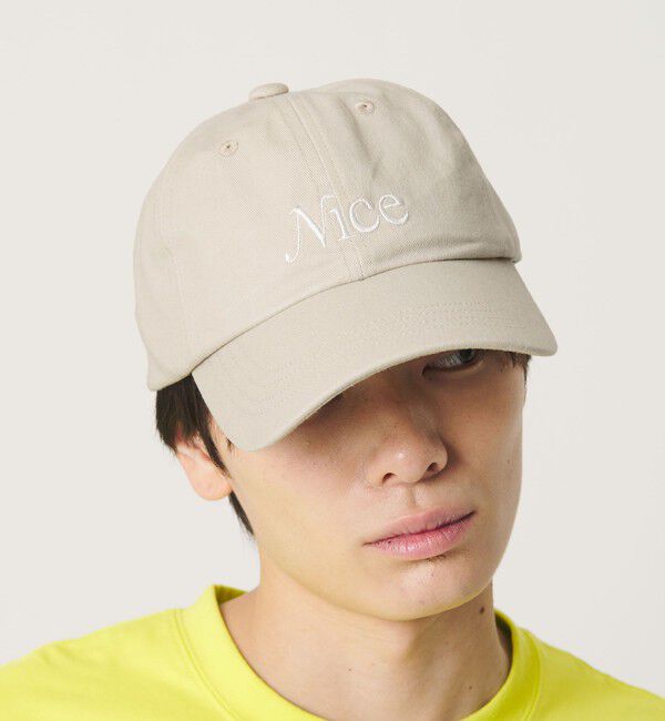 NICE WEATHER「＜NICE WEATHER＞SIGNATURE キャップ 2」|キャップ・キャスケット|BEIGE