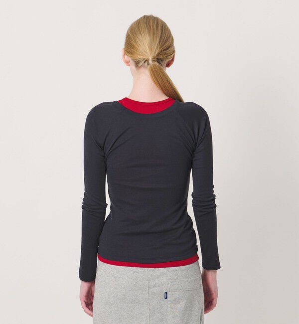 NICE WEATHER「＜NICE WEATHER＞レイヤード カットソー」|Tシャツ・カットソー|