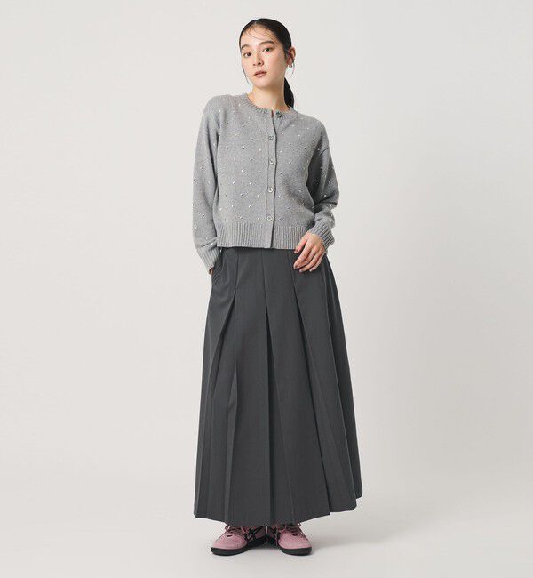 BEAUTY&YOUTH UNITED ARROWS「ソリッド＆ストライプ ワイドプリーツスカート」|スカート|