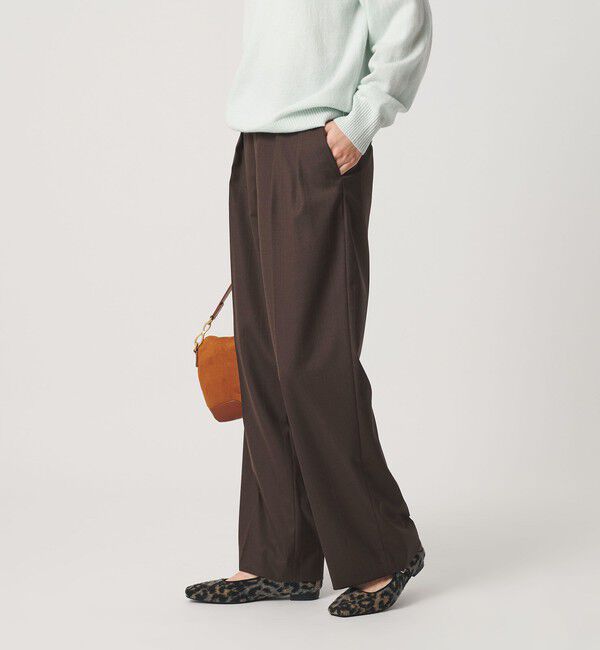 BEAUTY&YOUTH UNITED ARROWS「シャドーストライプ タック ワイドパンツ ウォッシャブル」|その他|