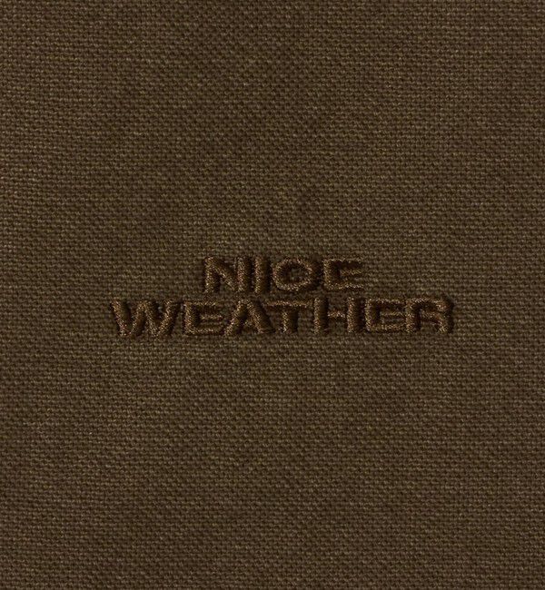NICE WEATHER「＜NICE WEATHER＞フィリング ワークベスト」|ベスト・ジレ|