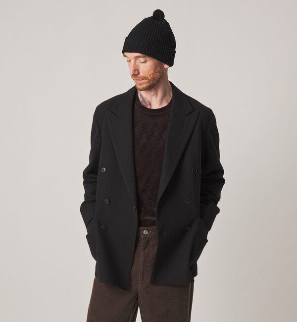 STEVEN ALAN「＜Steven Alan＞ ブラッシュド フランネル ダブルブレステッド 6B ジャケット」|テーラードジャケット|