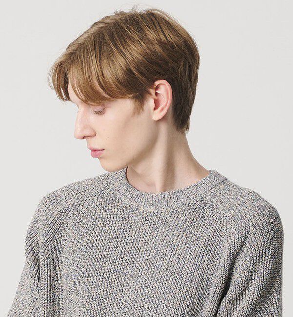 BEAUTY&YOUTH UNITED ARROWS「ユナイテッド コットン アゼ クルーネック ニット ウォッシャブル」|ニット・セーター|その他3
