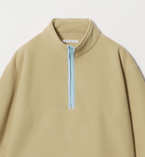 BEAUTY&YOUTH UNITED ARROWS「フリース ハーフジップ プルオーバー」|Tシャツ・カットソー|