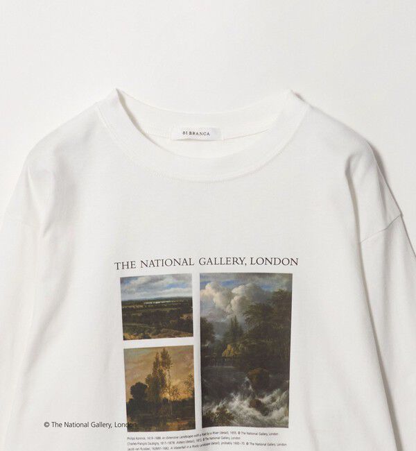 BEAUTY&YOUTH UNITED ARROWS「【別注】＜＋81BRANCA＞The National Gallery London グラフィック Tシャツ」|Tシャツ・カットソー|