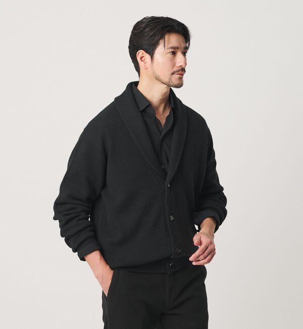 BEAUTY&YOUTH UNITED ARROWS「【WEB限定 WARDROBE SMART】ウォッシャブル ショールカラー カーディガン」|カーディガン|