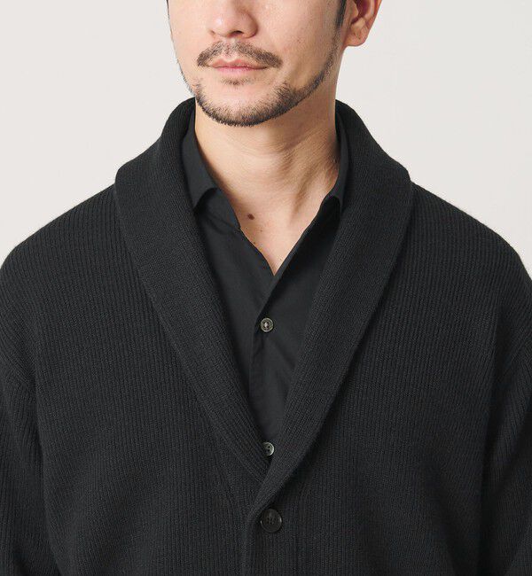 BEAUTY&YOUTH UNITED ARROWS「【WEB限定 WARDROBE SMART】ウォッシャブル ショールカラー カーディガン」|カーディガン|