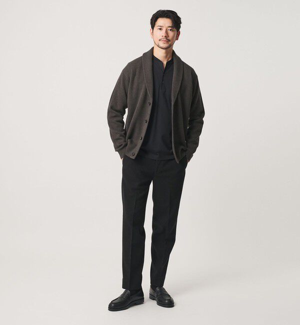 BEAUTY&YOUTH UNITED ARROWS「【WEB限定 WARDROBE SMART】ウォッシャブル ショールカラー カーディガン」|カーディガン|