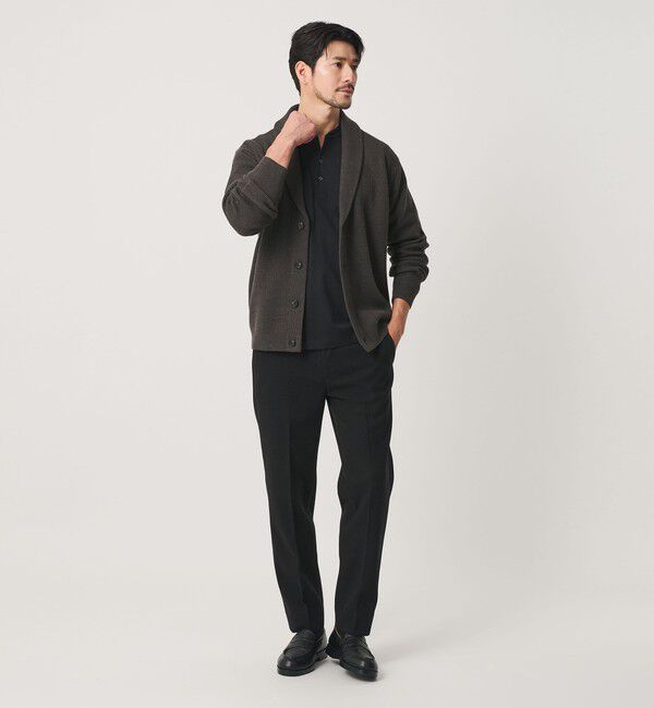 BEAUTY&YOUTH UNITED ARROWS「【WEB限定 WARDROBE SMART】ウォッシャブル ショールカラー カーディガン」|カーディガン|