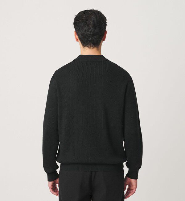 BEAUTY&YOUTH UNITED ARROWS「【WEB限定 WARDROBE SMART】マシーンウォッシャブル ウールミックス アゼ モックネック」|ニット・セーター|