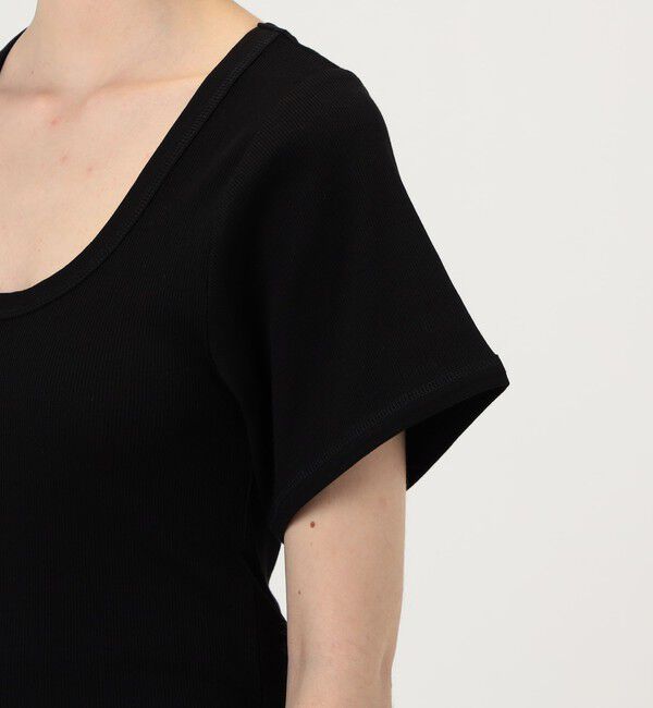 TOMORROWLAND GOODS「BY MALENE BIRGER LUNAI　UネックTシャツ」|Tシャツ・カットソー|