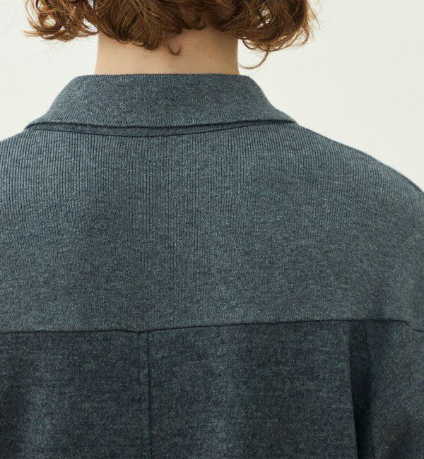 MACPHEE「ニットコンビジャージー スキッパーワンピース」|ワンピース|