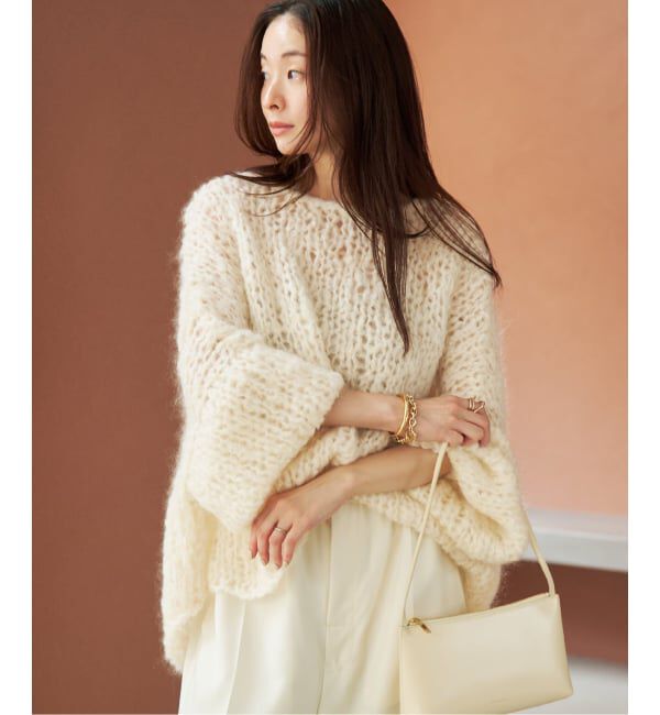 Plage「《追加》HAND KNIT ジャンボタム プルオーバー」|ニット・セーター|