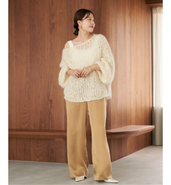 Plage「《追加》HAND KNIT ジャンボタム プルオーバー」|ニット・セーター|