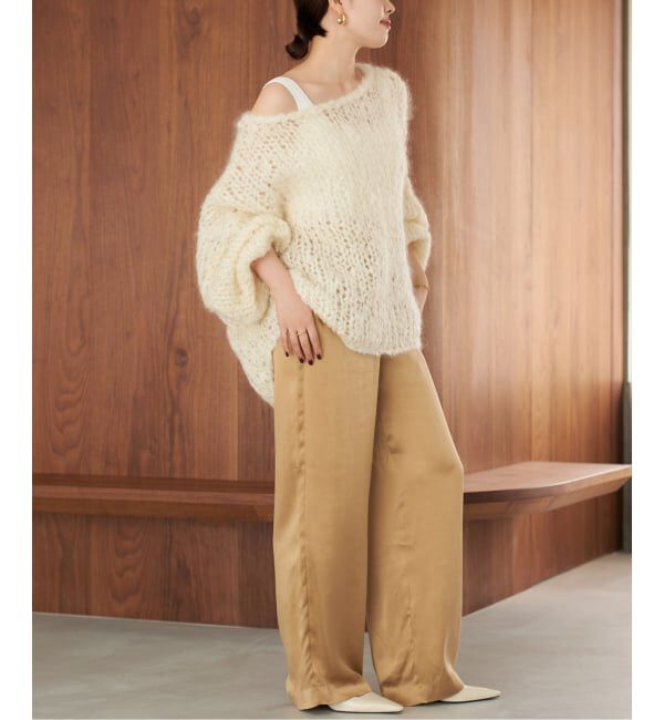Plage「《追加》HAND KNIT ジャンボタム プルオーバー」|ニット・セーター|