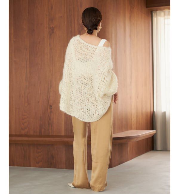 Plage「《追加》HAND KNIT ジャンボタム プルオーバー」|ニット・セーター|