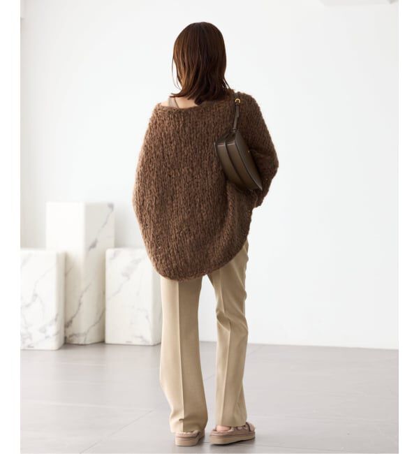 Plage「《追加》HAND KNIT ジャンボタム プルオーバー」|ニット・セーター|