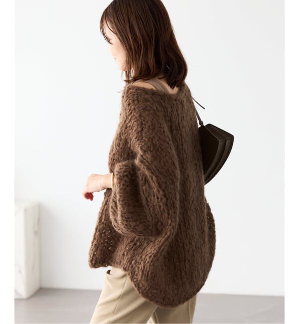 Plage「《追加》HAND KNIT ジャンボタム プルオーバー」|ニット・セーター|
