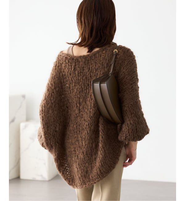 Plage「《追加》HAND KNIT ジャンボタム プルオーバー」|ニット・セーター|