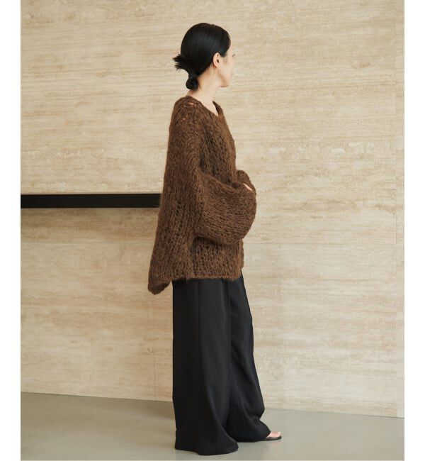 Plage「《追加》HAND KNIT ジャンボタム プルオーバー」|ニット・セーター|