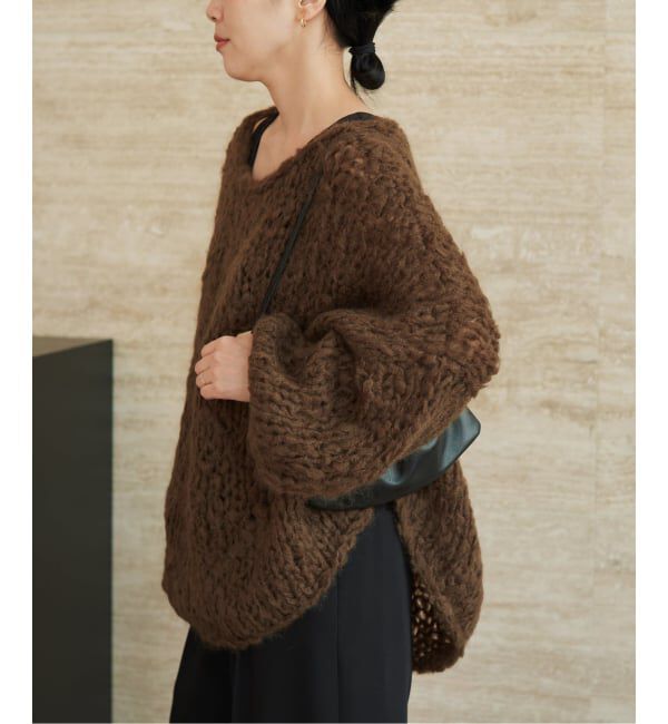Plage「《追加》HAND KNIT ジャンボタム プルオーバー」|ニット・セーター|