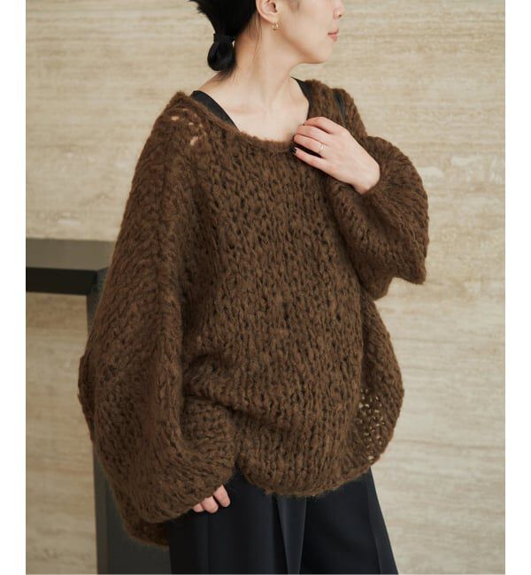 Plage「《追加》HAND KNIT ジャンボタム プルオーバー」|ニット・セーター|