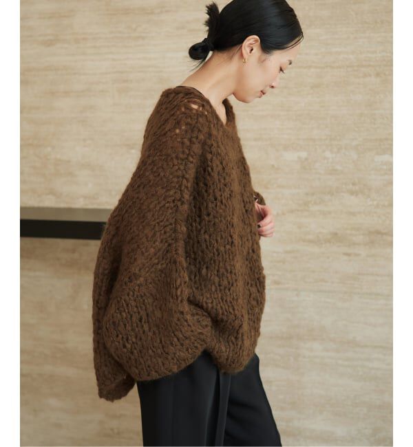 Plage「《追加》HAND KNIT ジャンボタム プルオーバー」|ニット・セーター|