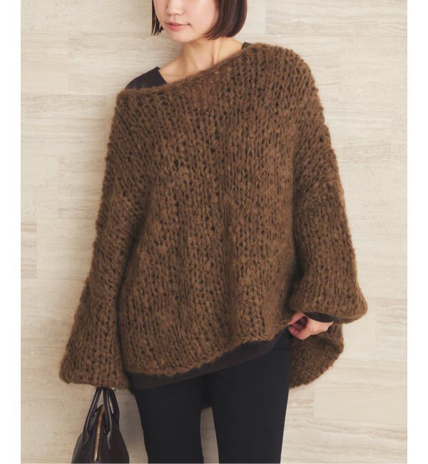 Plage「《追加》HAND KNIT ジャンボタム プルオーバー」|ニット・セーター|