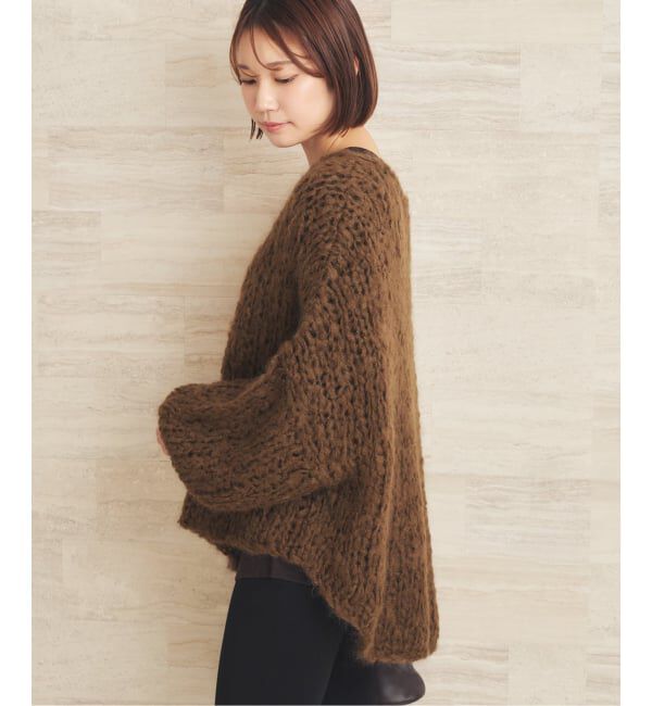 Plage「《追加》HAND KNIT ジャンボタム プルオーバー」|ニット・セーター|