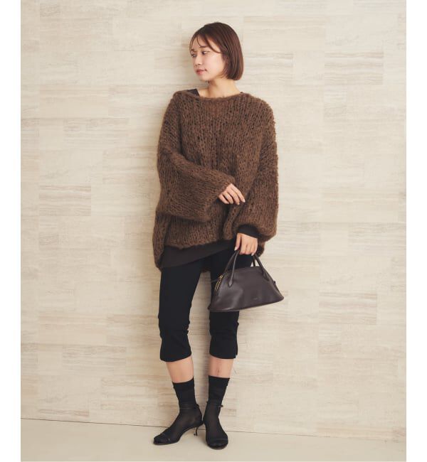 Plage「《追加》HAND KNIT ジャンボタム プルオーバー」|ニット・セーター|