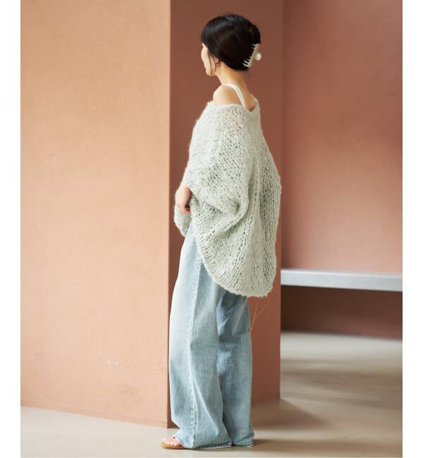 Plage「《追加》HAND KNIT ジャンボタム プルオーバー」|ニット・セーター|