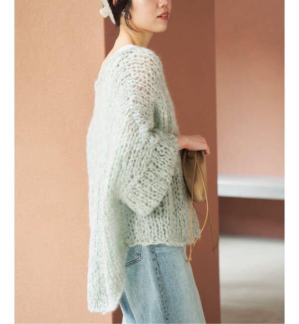 Plage「《追加》HAND KNIT ジャンボタム プルオーバー」|ニット・セーター|
