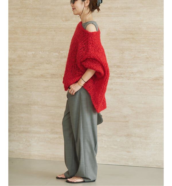 Plage「《追加》HAND KNIT ジャンボタム プルオーバー」|ニット・セーター|