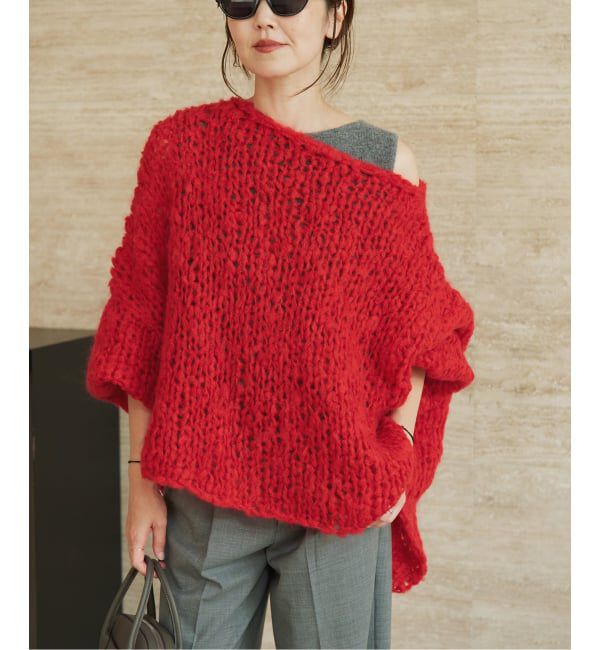 Plage「《追加》HAND KNIT ジャンボタム プルオーバー」|ニット・セーター|
