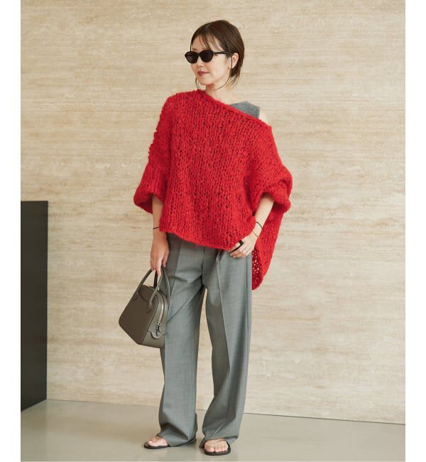 Plage「《追加》HAND KNIT ジャンボタム プルオーバー」|ニット・セーター|
