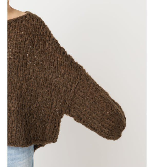 Plage「《追加》HAND KNIT ジャンボタム プルオーバー」|ニット・セーター|