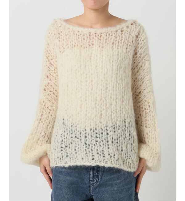 Plage「《追加》HAND KNIT ジャンボタム プルオーバー」|ニット・セーター|