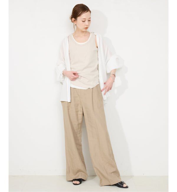 SLOBE IENA「《追加4》basic タンクトップ」|タンクトップ|