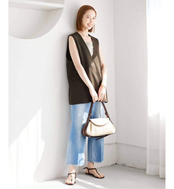 SLOBE IENA「《追加4》basic タンクトップ」|タンクトップ|