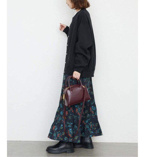SLOBE IENA「《WEB・一部店舗限定/追加4》ダブルフェイスジャージースナップカーディガン」|カーディガン|