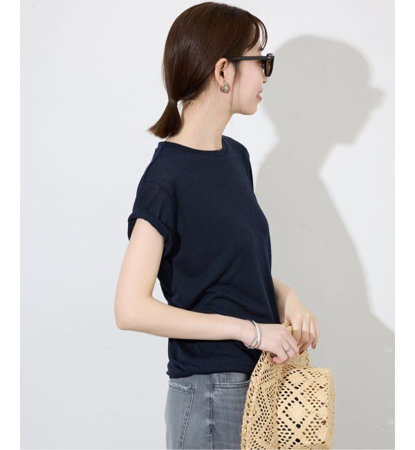 SLOBE IENA「《追加》スラブ5分袖TEE」|Tシャツ・カットソー|